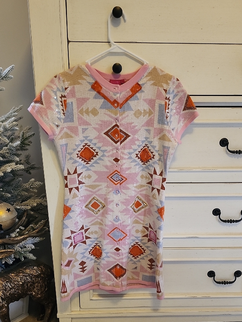 Queen Of Sparkles Aztec Dress